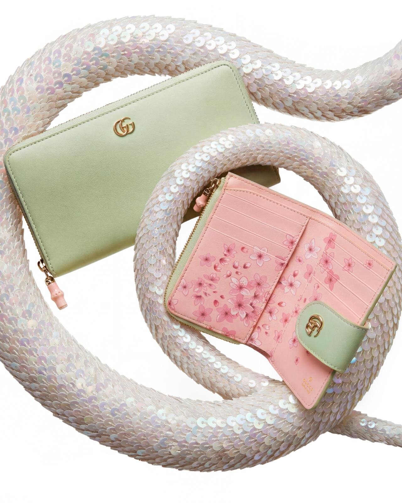 希少】箱付 グッチ GUCCI 花柄 長財布 オフディア フローラ マーモント