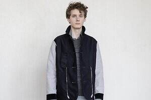 JUNYA WATANABE COMME des GARCONS MAN Helveticaリバーシブルコーチ