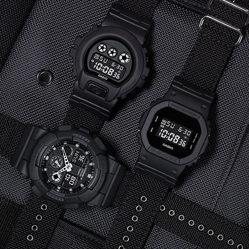 G-SHOCKの新作時計「ミリタリーブラック」タフな素材のバンドを採用