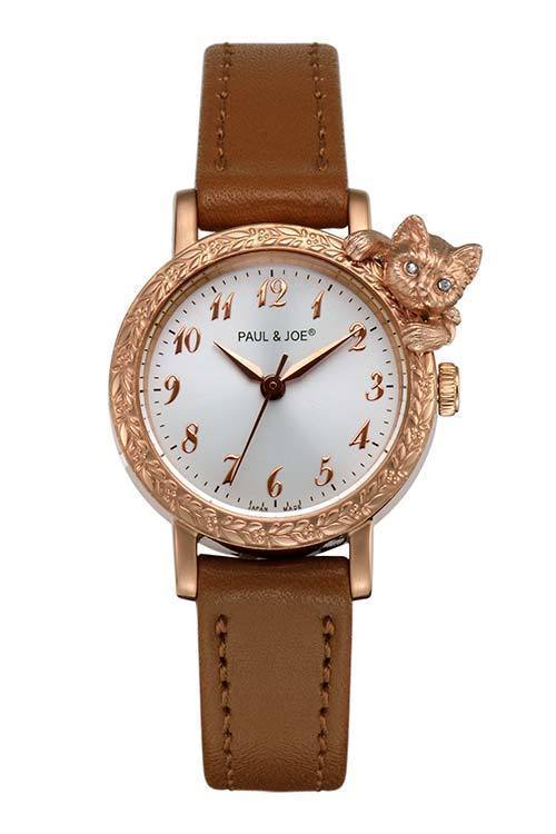 ポール & ジョーの新作ウォッチ - 猫が覗く「タイムレス キャット」に