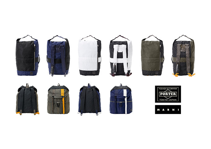マルニ×ポーターのコラボコレクション第9弾 - 3WAYトートやリュック