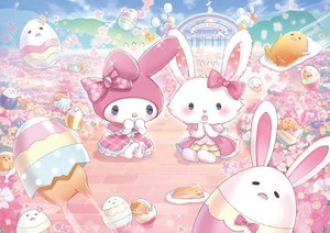 サンリオピューロランドのイースター、マイメロディやぐでたまが現れる