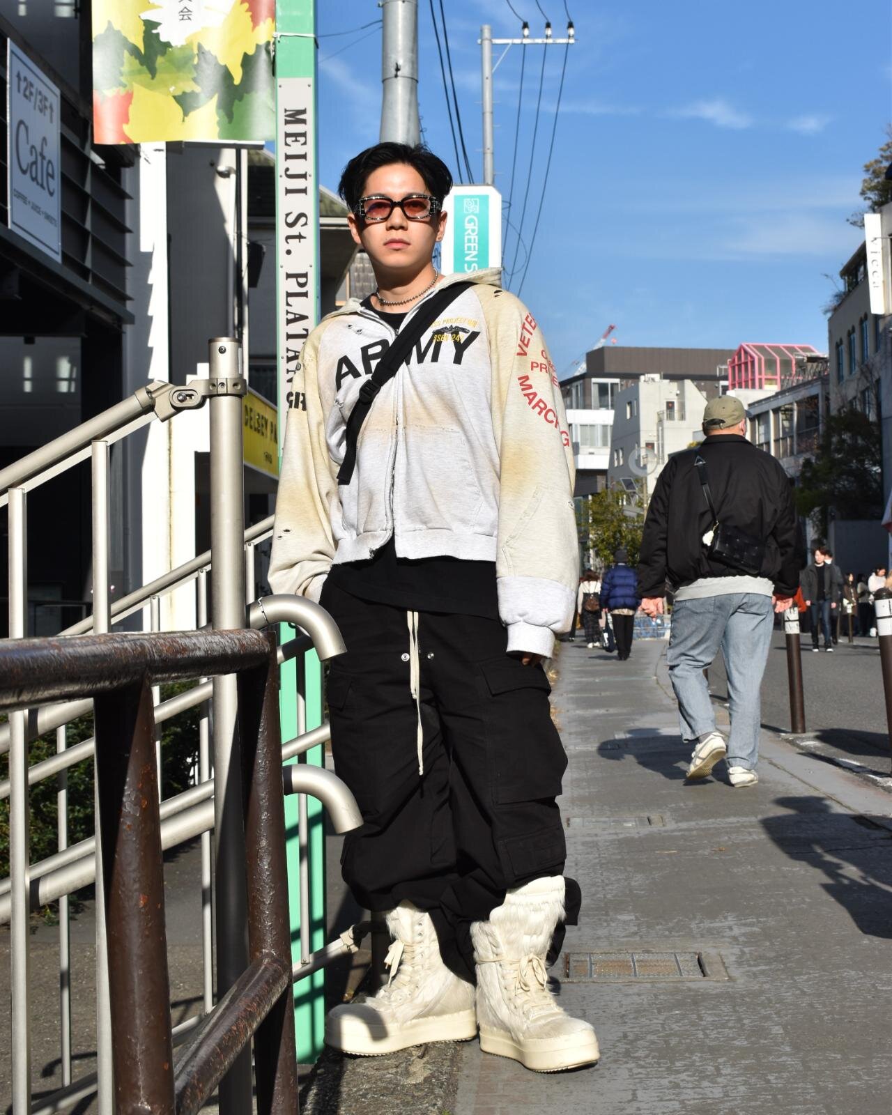 リック・オウエンス(Rick Owens)着用 メンズ スナップ - ファッション