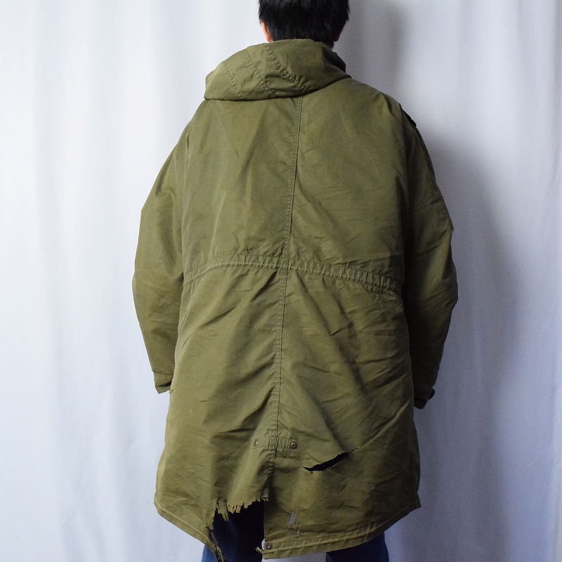 50s 50年代 アメリカ軍 ミリタリー カーキ ボアライナー｜ヴィテージ