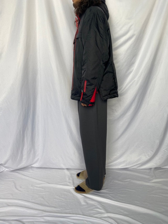 プラダスポーツ ブラック 黒 ナイロンタフタ プルオーバーパーカー