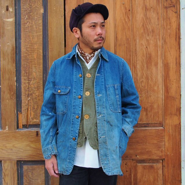50's デニムカバーオール sanforized サンフォライズド 50年代｜ Feeet