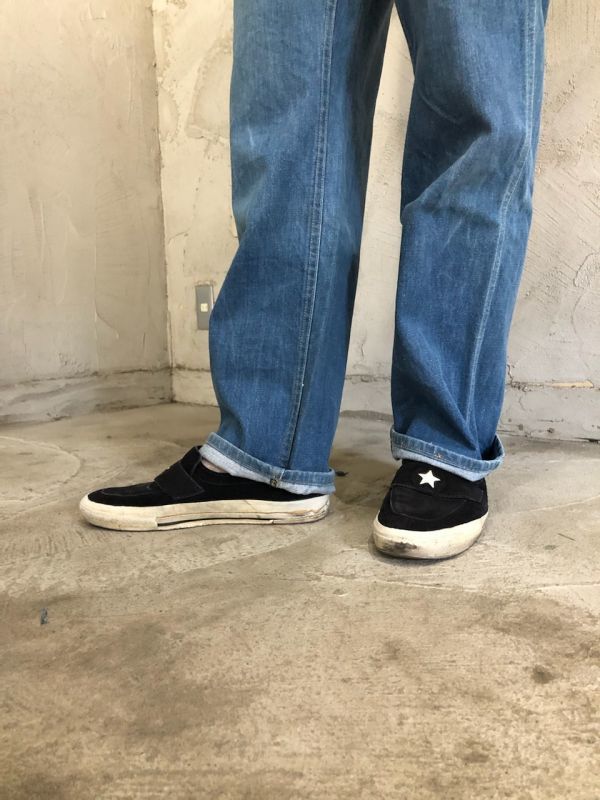 70's Lee 77 BOSS OF THE ROAD サスペンダーボタン付きデニム