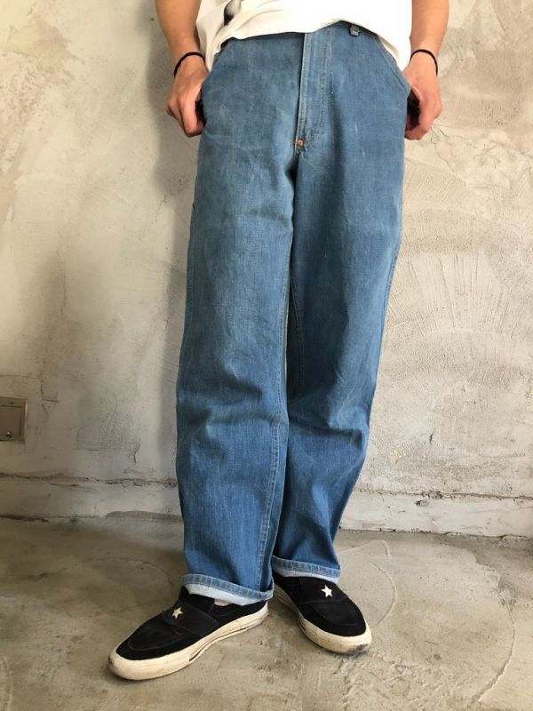 70's Lee 77 BOSS OF THE ROAD サスペンダーボタン付きデニム