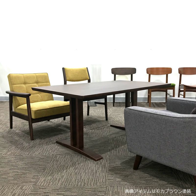 カリモク60+ LDテーブルT1300（モカブラウン色塗装） – FELICE.ONLINE