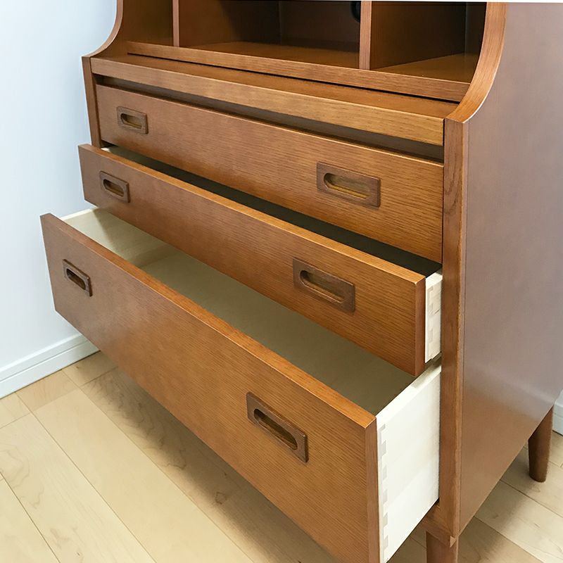 カリモク60+ ライティングチェスト（ヴィンテージチーク色塗装