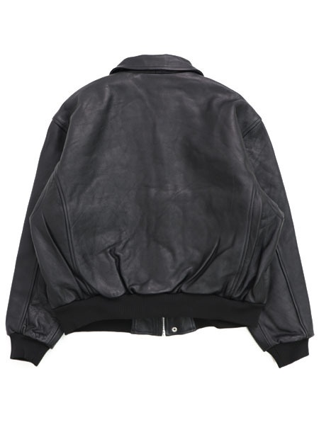 送料無料】EXPANSION SKYBORN A-2 LEATHER JACKET BLACK - FIVESTAR