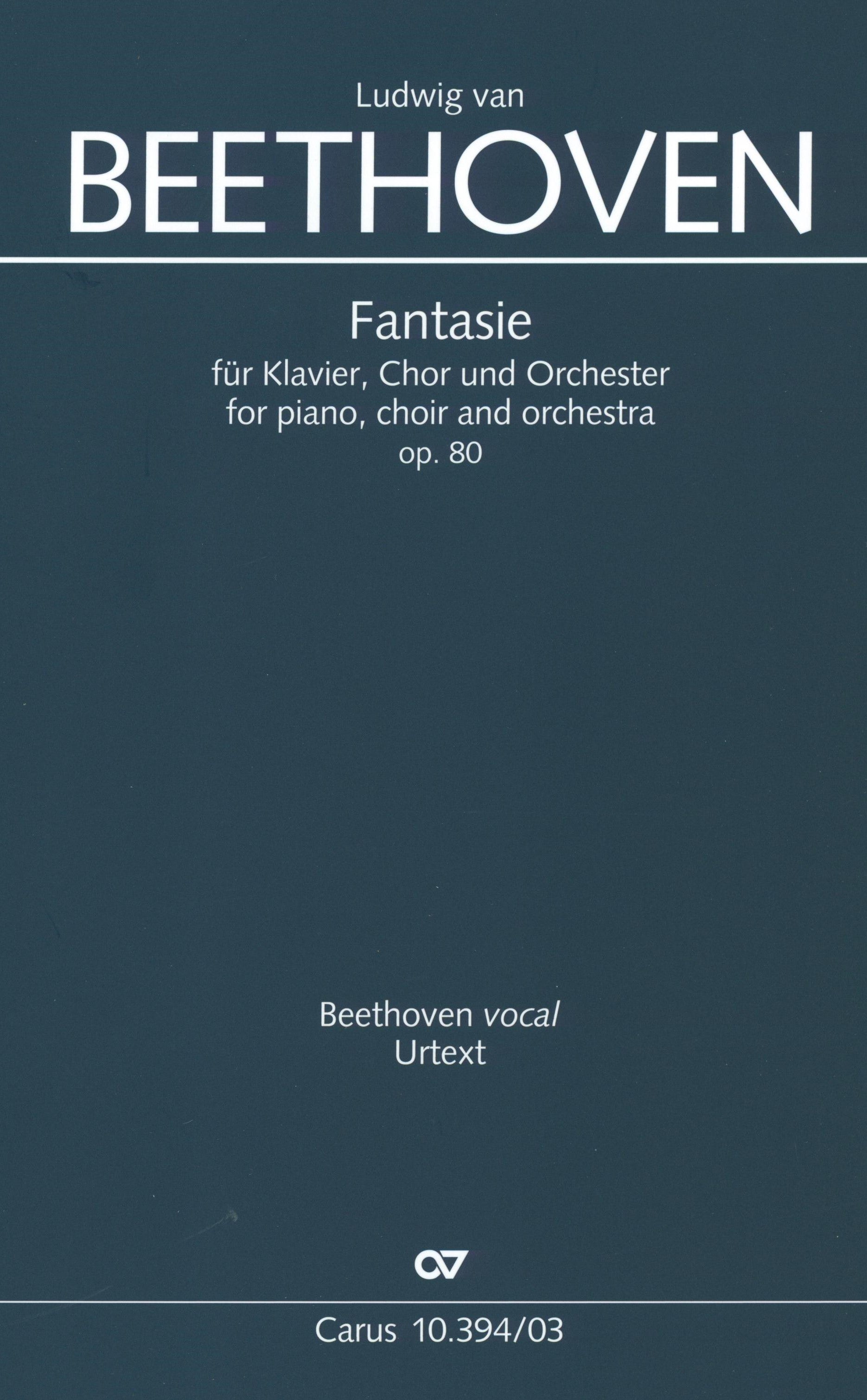 Beethoven: Choral Fantasy in C Minor, Op. 80 – Ficks Music