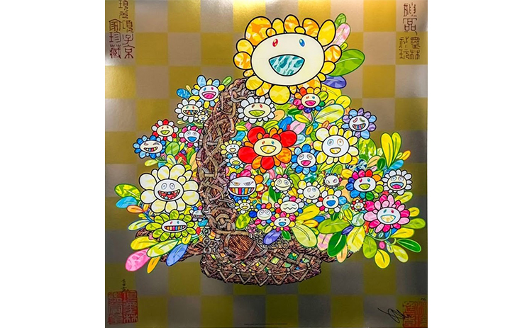 パステルカラーのお花たち』村上隆 | 絵画・アート販売 ギャラリー