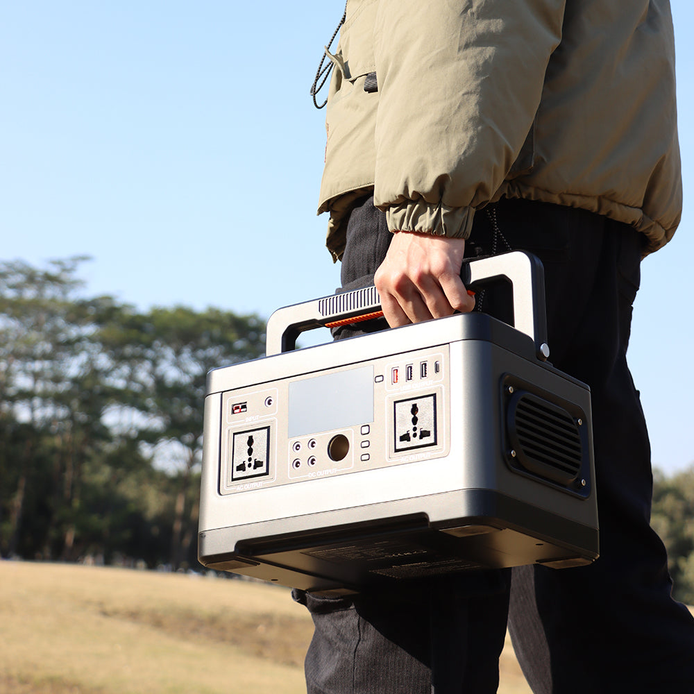 FlashFish P63 500W Portable Power Station - 520Wh Solar Generator