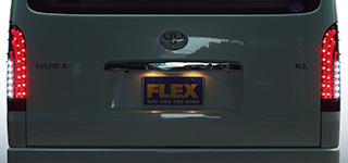 車好きがこだわる】FLEXオリジナル ハイエース LEDテールランプ「煌