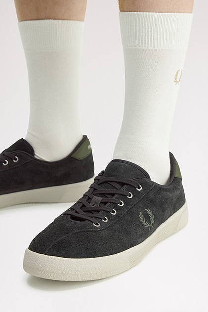 Tennis Shoe Suede(260 297：ANCHOR GREY): | FRED PERRY JAPAN
