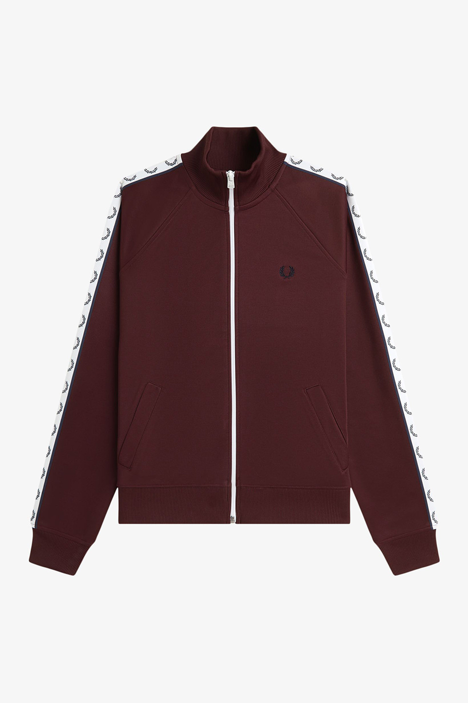 Taped Track Jacket(10 597：OX BLOOD / ECRU): | FRED PERRY JAPAN