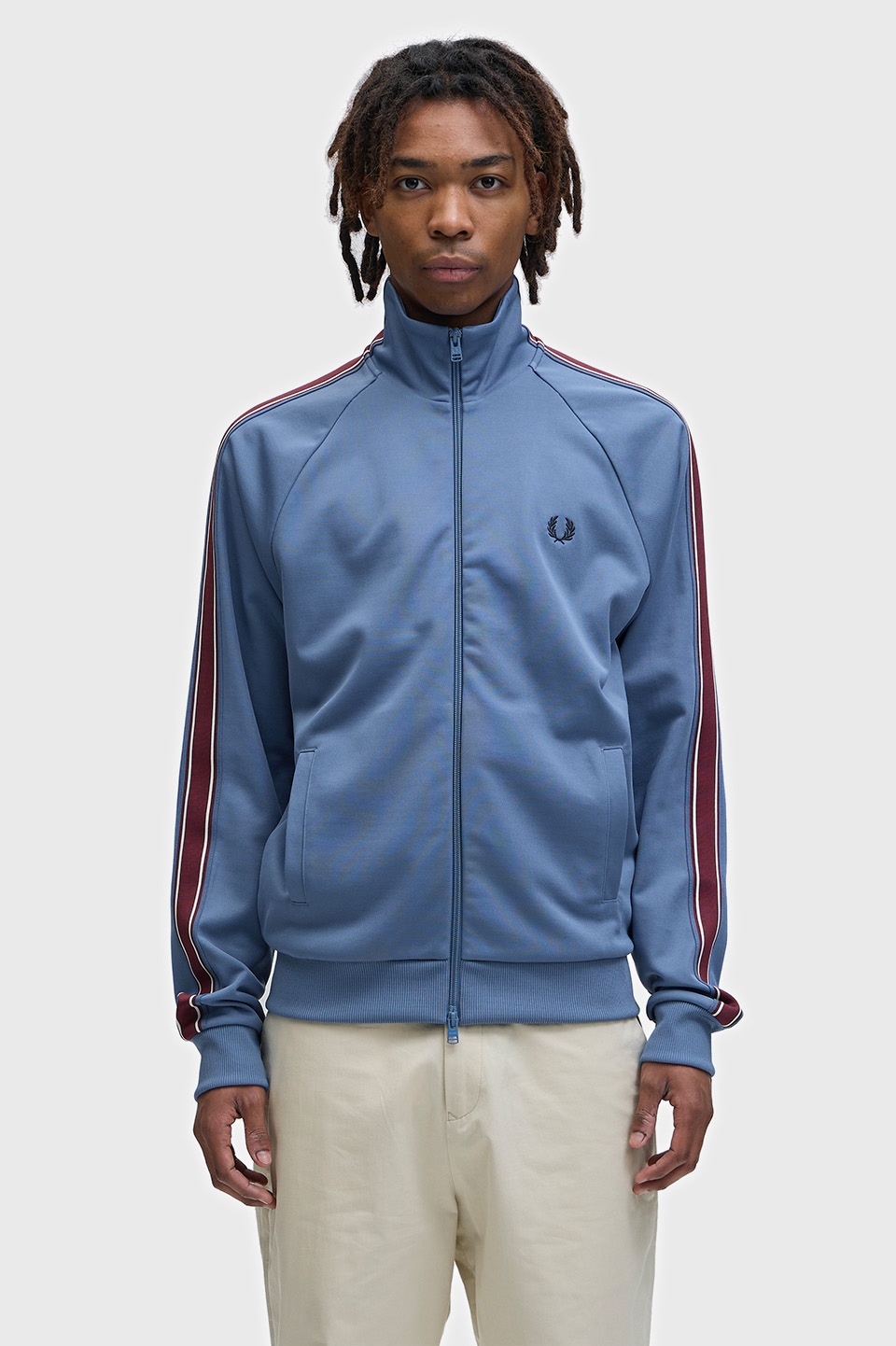 Tramline Tape Track Jacket(S 27A：ACE BLUE): | FRED PERRY JAPAN