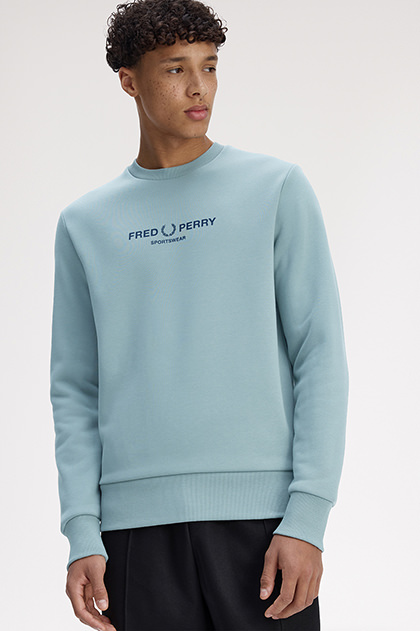 Fred Perry Sportswear Sweatshirt(M 143：FRENCH NAVY): | FRED PERRY