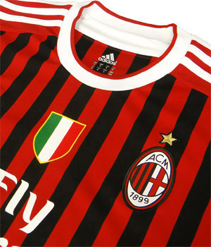 アディダス) adidas/11/12ACミラン/ホーム/長袖/インザーギ/スクデット