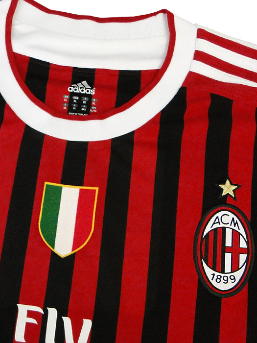 限定再入荷***(アディダス) adidas/11/12ACミラン/CL/ホーム/長袖