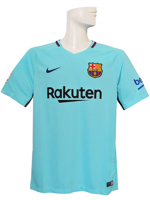 ナイキ) NIKE/17/18バルセロナ/アウェイ/半袖/スポンサー付/イニエスタ