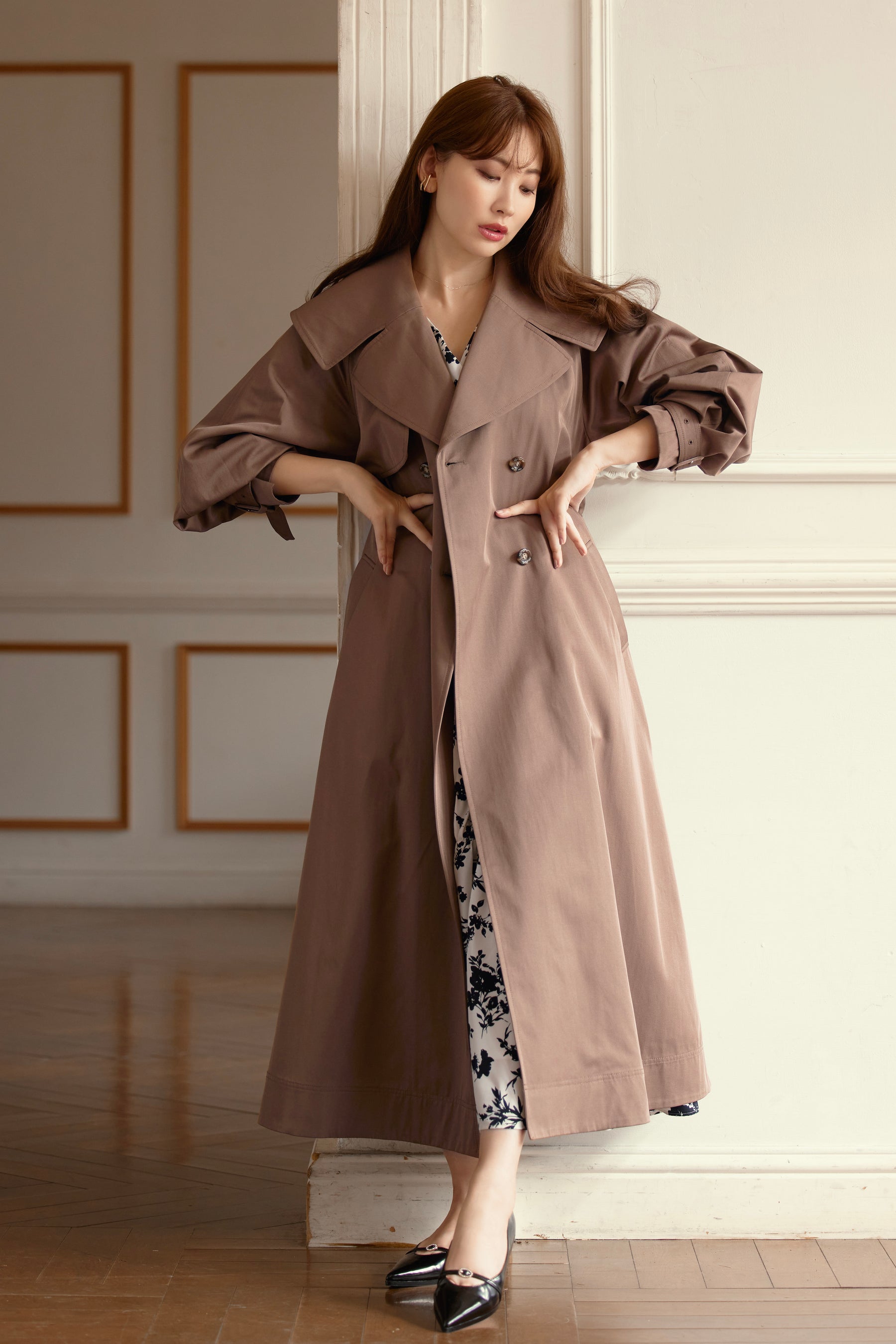 Fubail / Grace Long Trench Coat