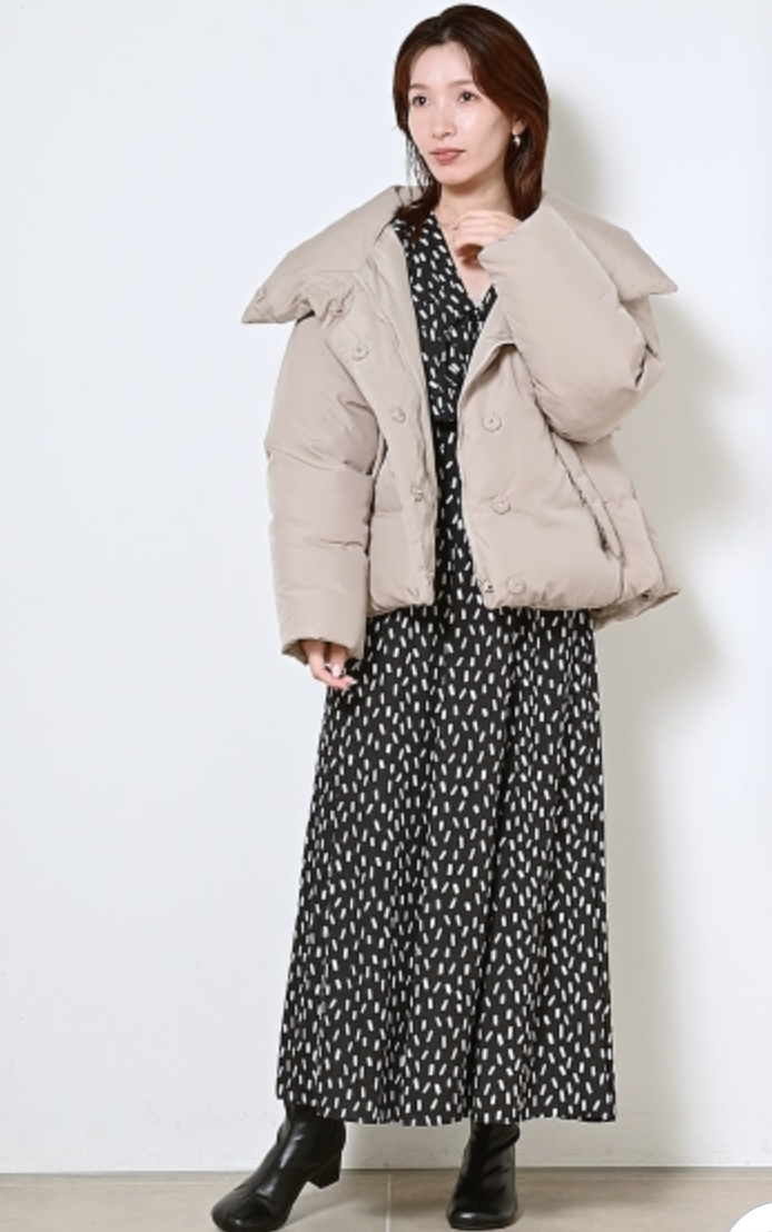 Fubail / Sustainableミドルダウンコート 単品購入で約5営業日内に発送