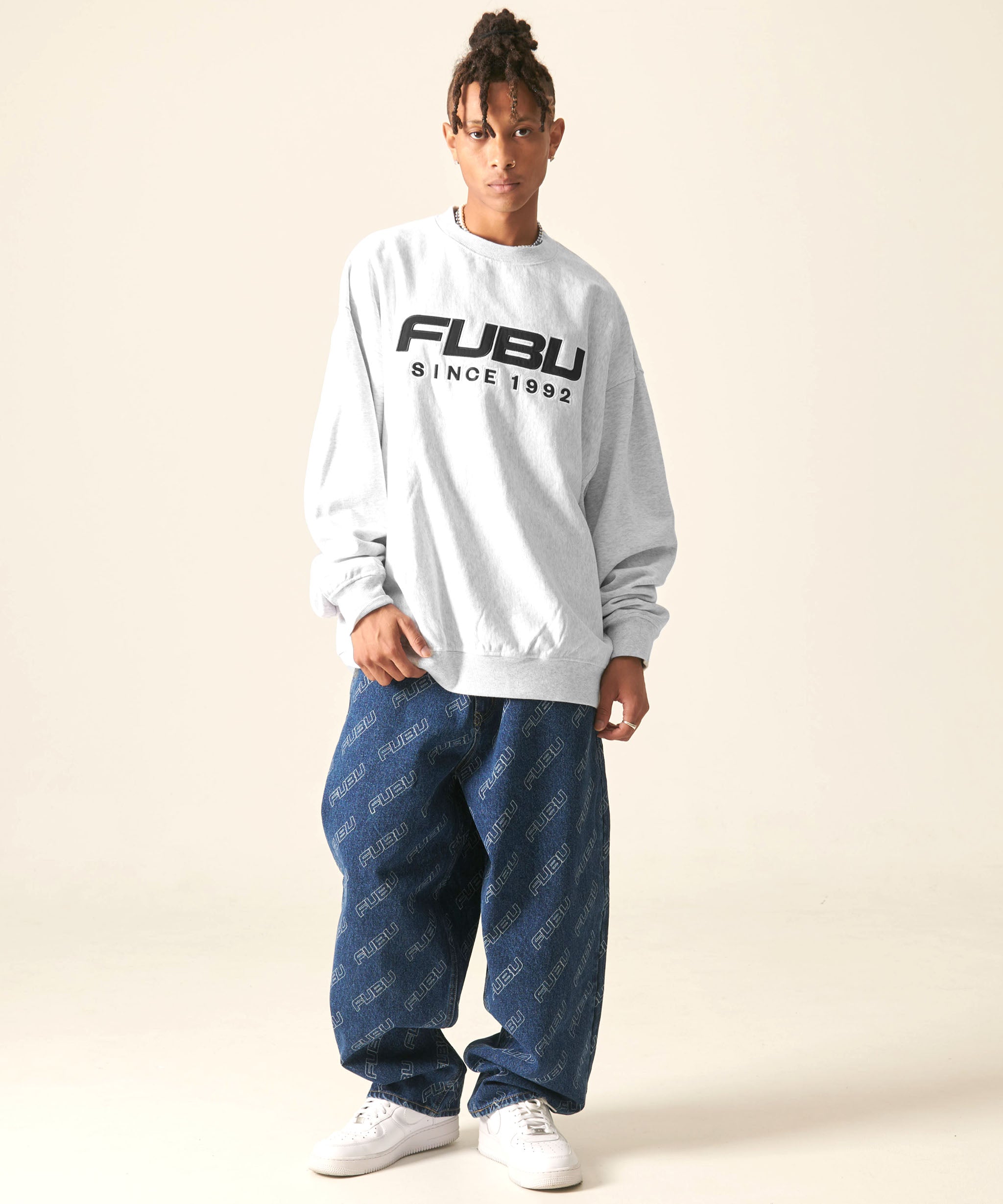 FUBU フブ トップス 裏毛スウェット トレーナー 。FUBUはアメリカの