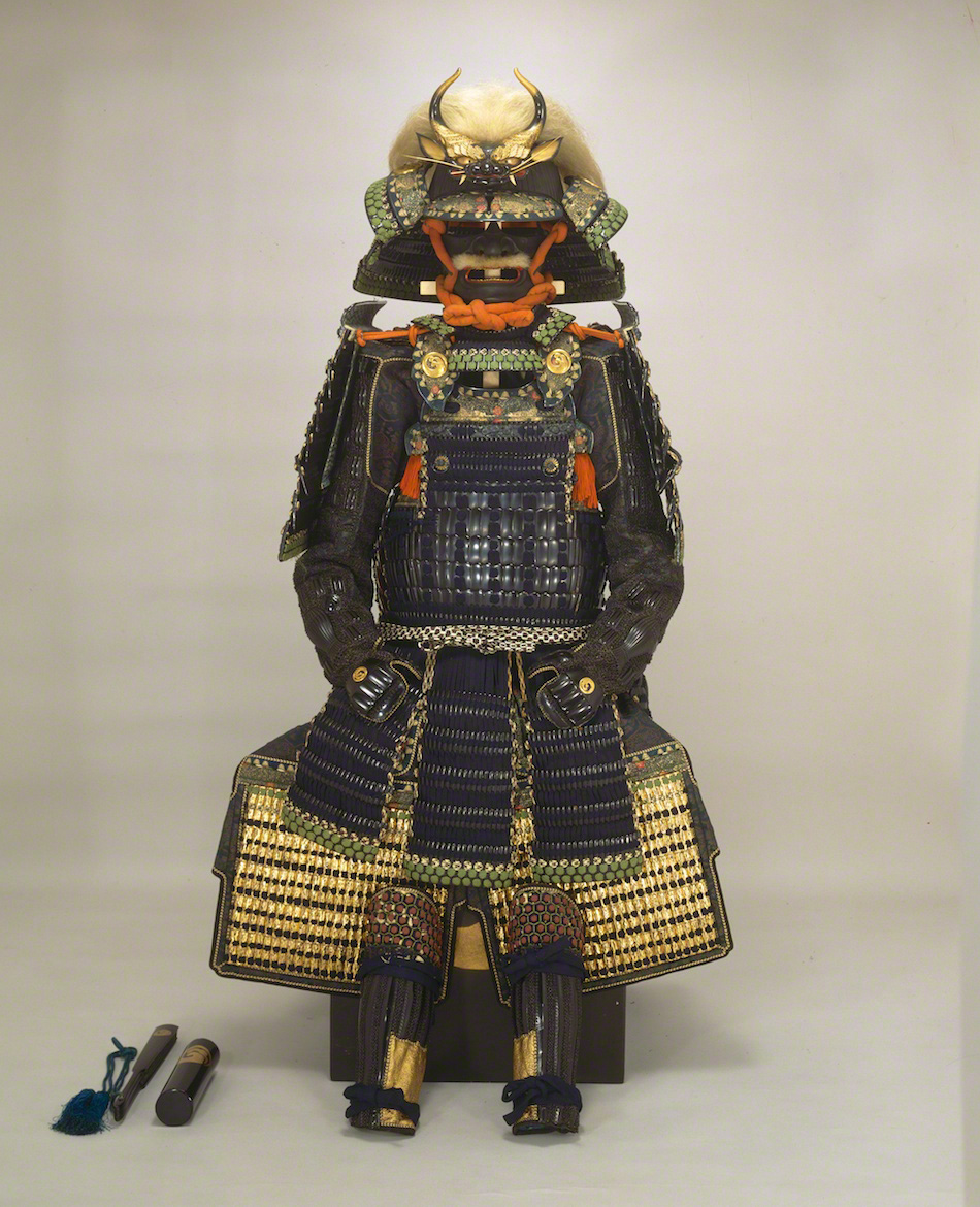 小札紺糸威五枚胴具足 | 小栗上野之介忠順所用 | 収蔵品詳細 | 作品を