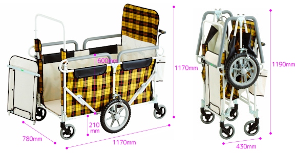 五十畑工業 チャイルドエアバス 避難車仕様（ノーパンクタイヤ・防炎