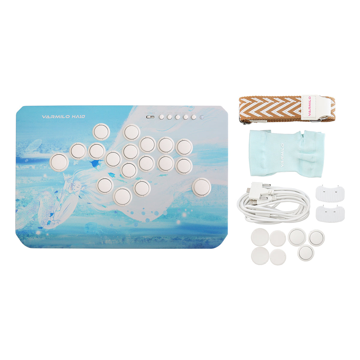 VARMILO HA10(破天) 海の音色 格闘ゲーム用レバーレスアーケード