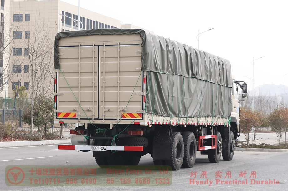 Dongfeng 8*8 truck–450hp four axle warehouse truck–Dongfeng off