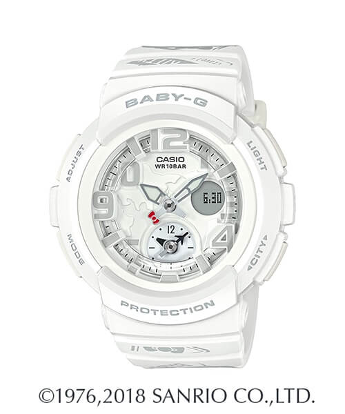 Hello Kitty x Baby-G BGA-190KT-1B & BGA-190KT-7B Black & White
