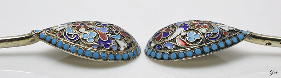 ロシアン クロワゾネ・エナメル スプーン