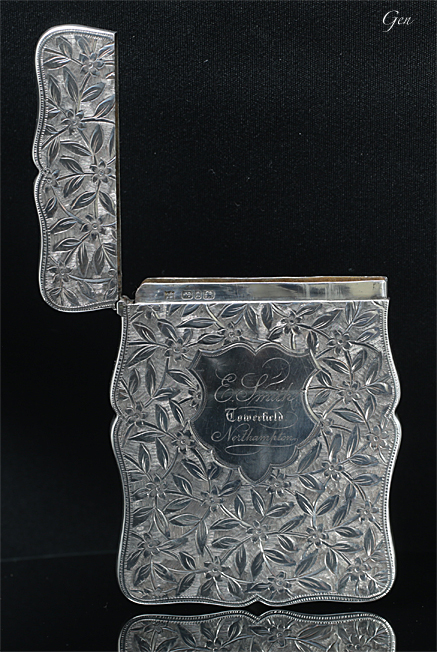 シルバー カードケース 名刺入れ アンティーク