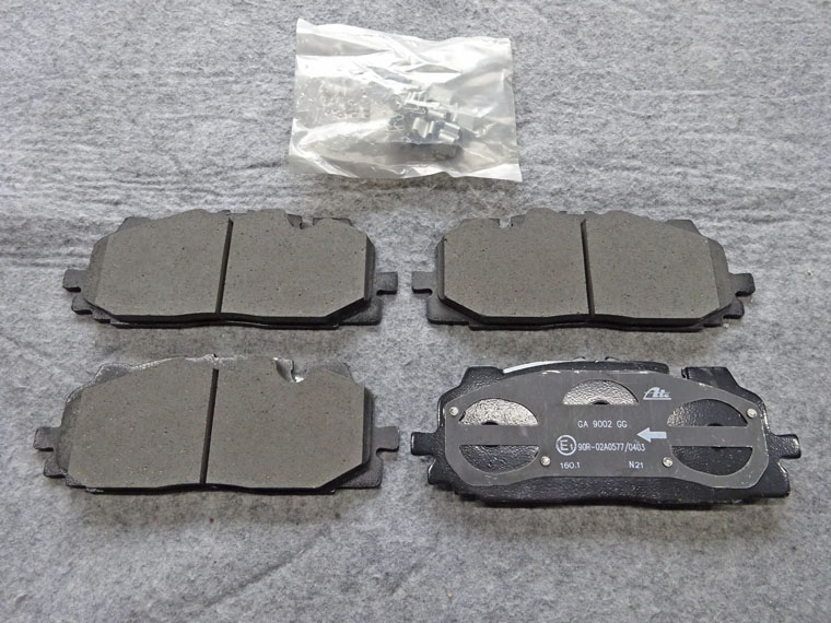 ATE S4/RS 4/S5/SQ5等Akebono用低ダストセラミックブレーキパッド