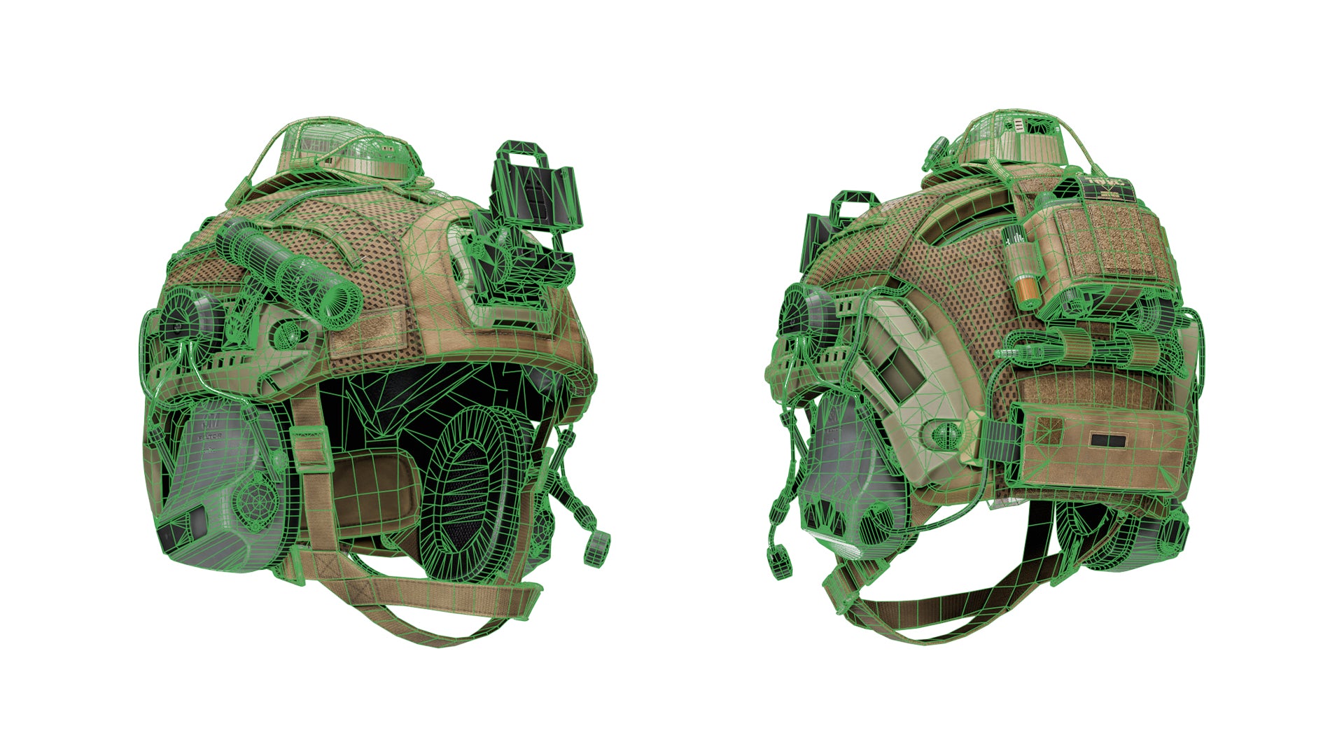AIRFRAME HELMET - Low Poly 3D Model | Game-Ready Asset | 3DMA