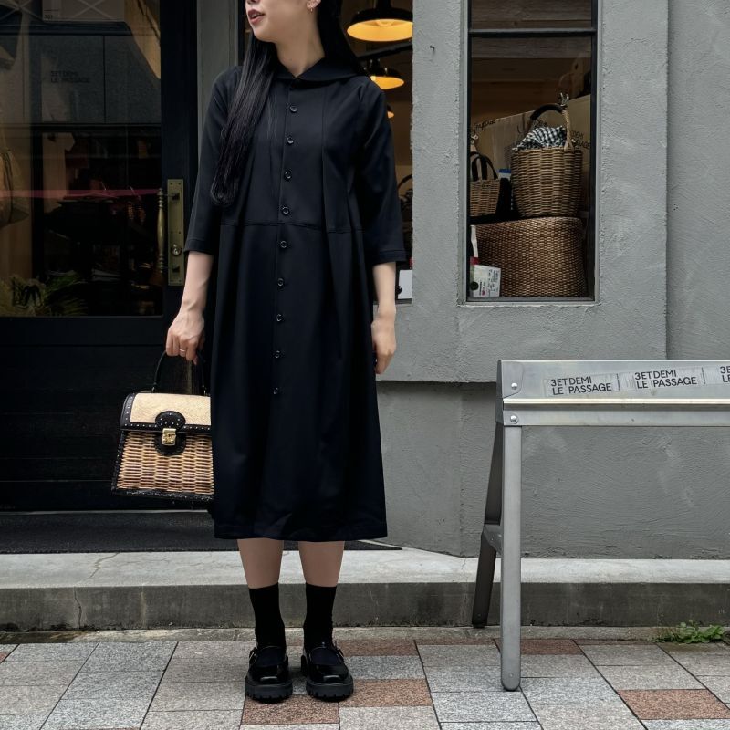 tao ウールギャバワンピース