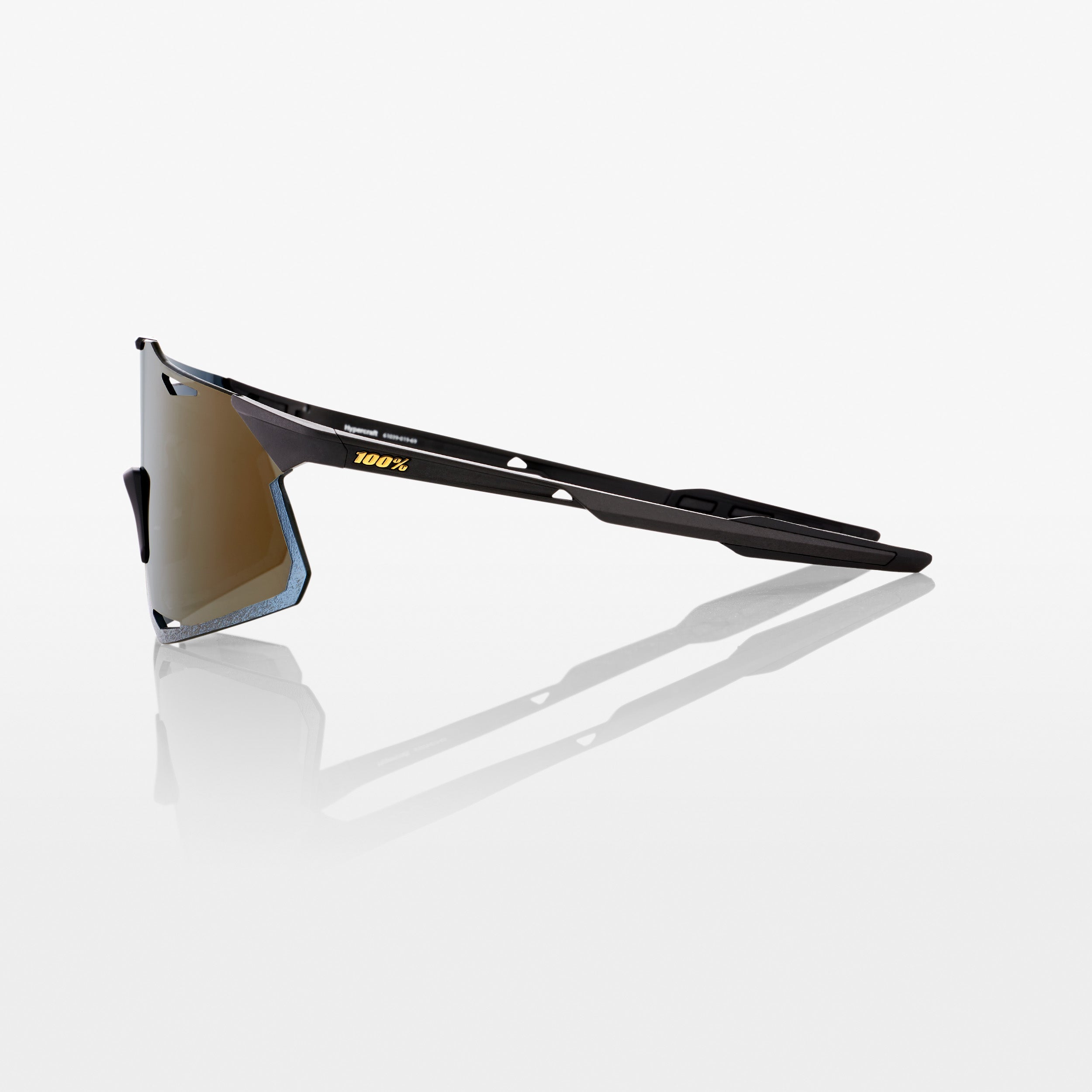 HYPERCRAFT - Matte Black - Soft Gold Mirror Lens – 100%