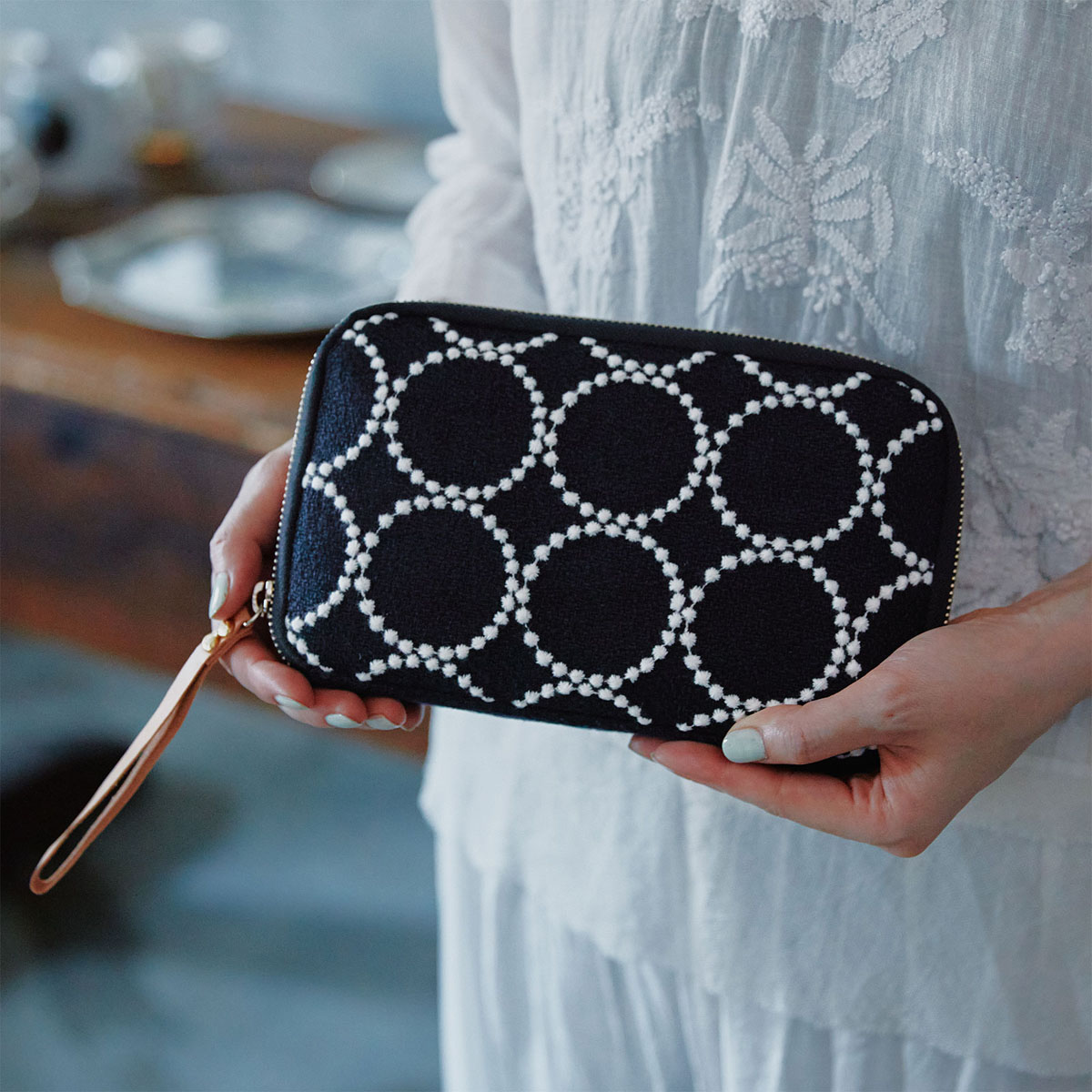 お取置き中＊ ミナペルホネン ミニミニポーチ レア ハンドメイド