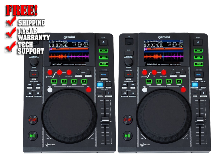 Gemini MDJ-600 Pack, DJ Packages, Chicago DJ Equipment