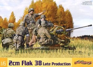 WW.II ドイツ軍 四連装対空機関砲38型 中期型 (プラモデル) - ホビー