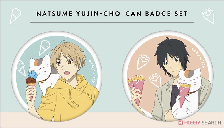 夏目友人帳 缶バッジセット 夏目貴志&田沼要 (キャラクターグッズ