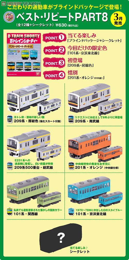 Bトレインショーティー ベスト・リピート パート8 (全12種+