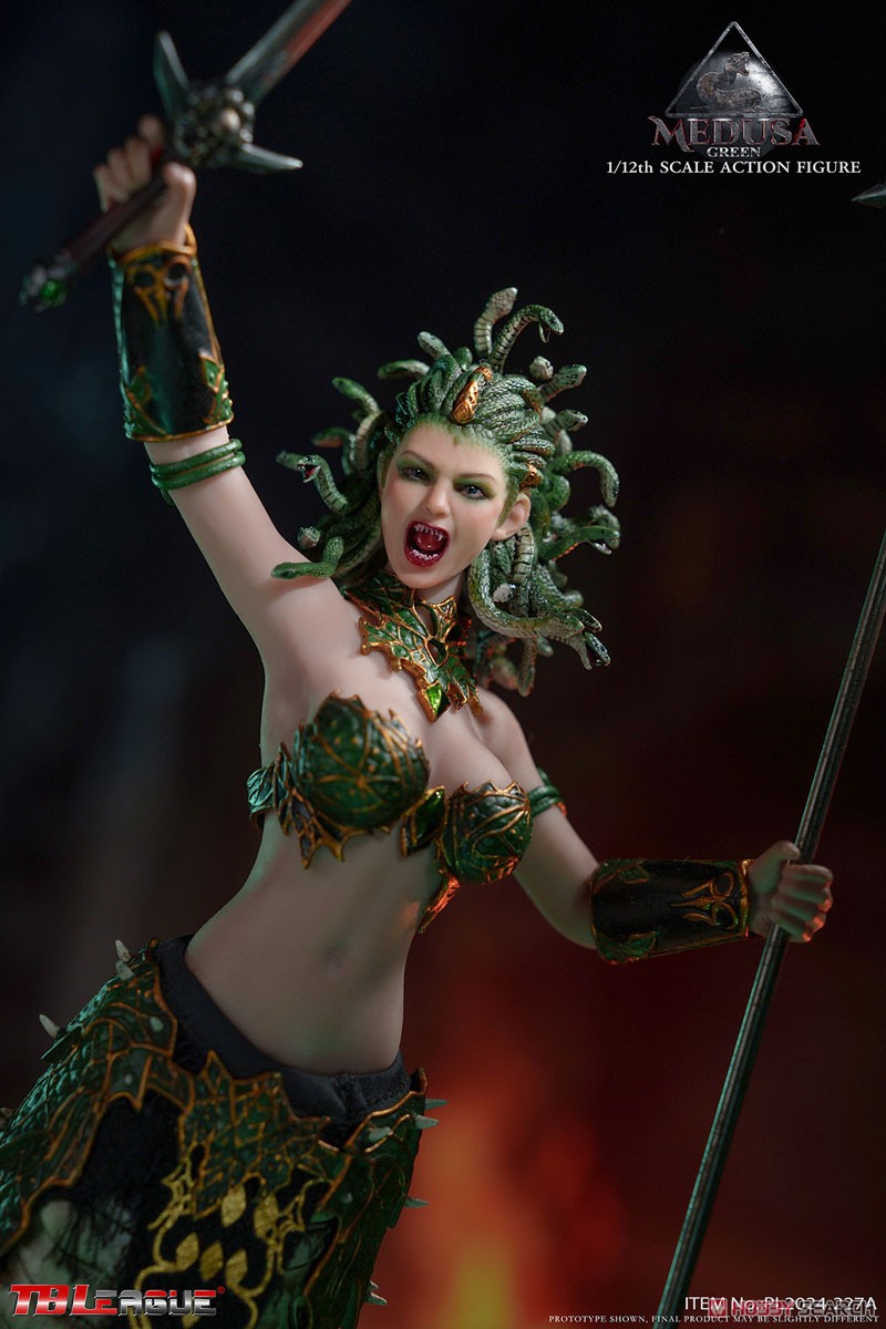 ☆特価品 TBリーグ 1/12 アクションフィギュア メデューサ グリーン