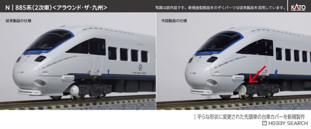 885系 (2次車) ＜アラウンド・ザ・九州＞ 6両セット (6両セット) (鉄道
