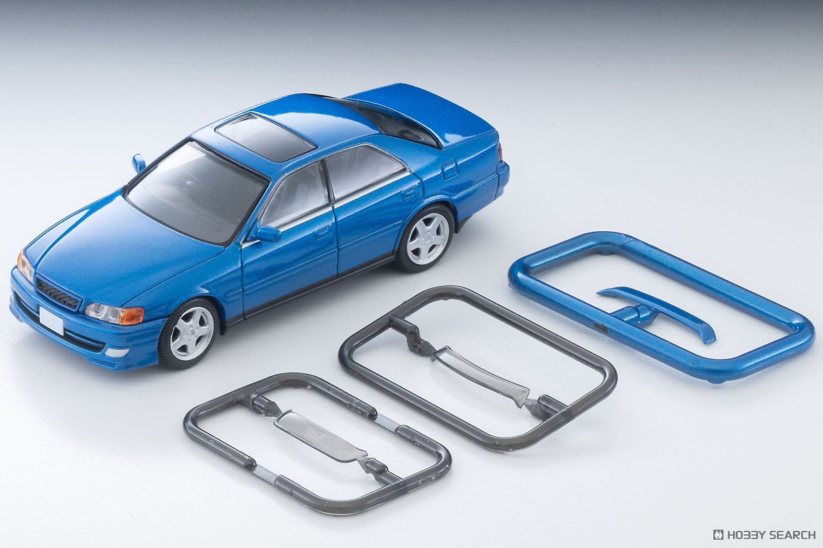 TLV-N224e トヨタ チェイサー 2.5ツアラーV (青) 98年式 (ミニカー