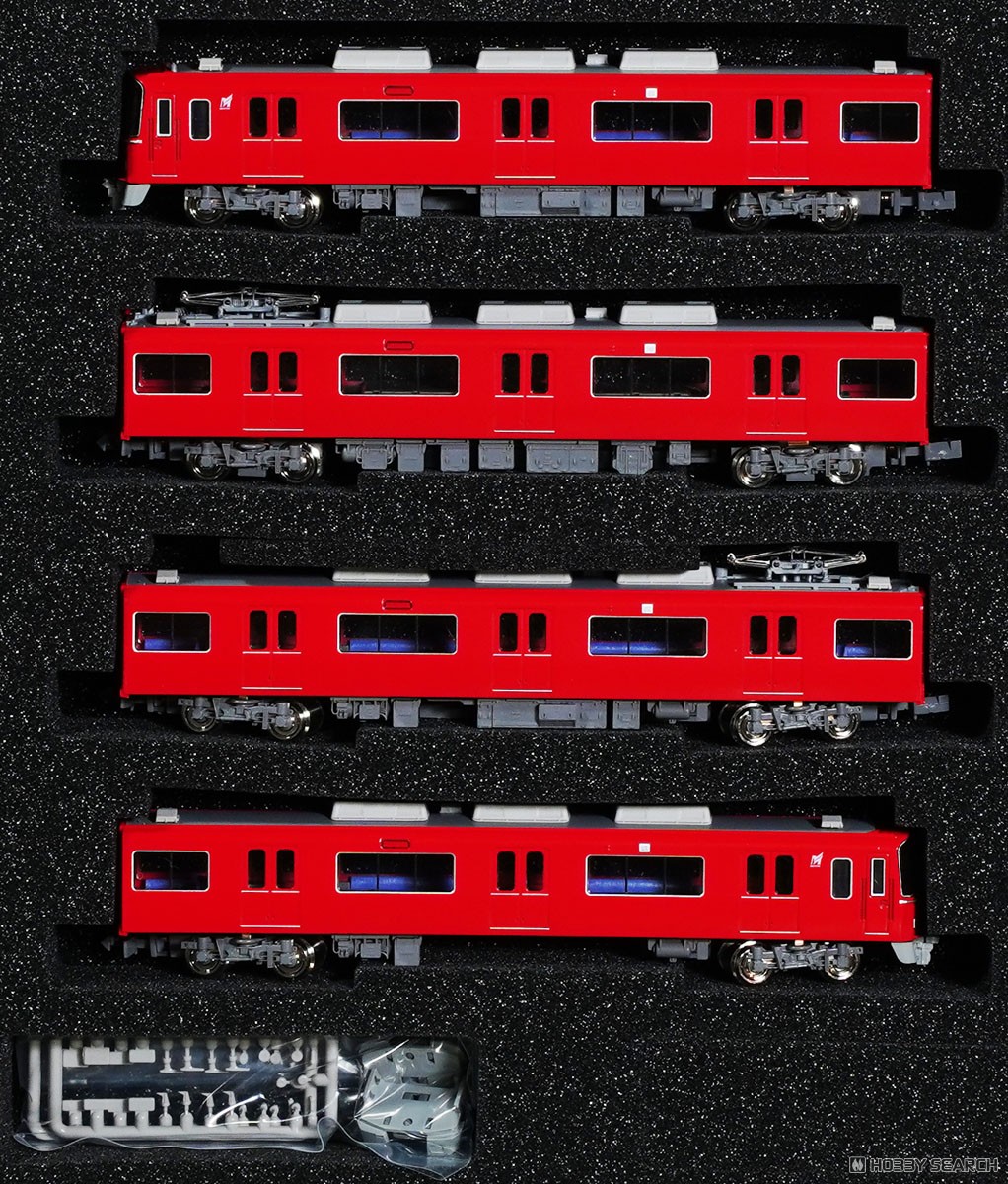 名鉄3500系 3次車 (ワンマン対応車・車番選択式) 4両編成セット (動力