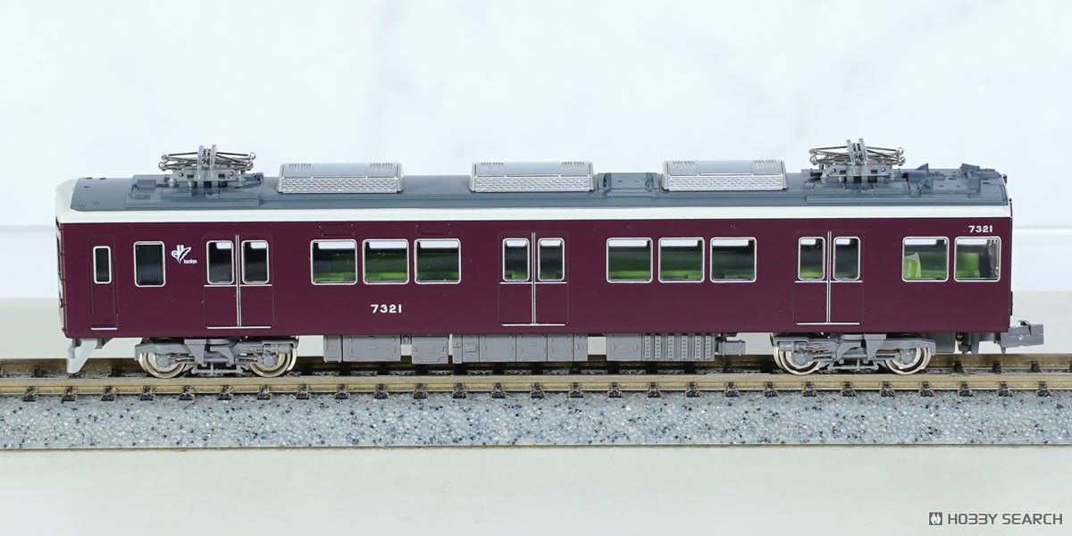 阪急 7300系 (京都線・7323+7321編成タイプ) 8両編成セット (動力付き